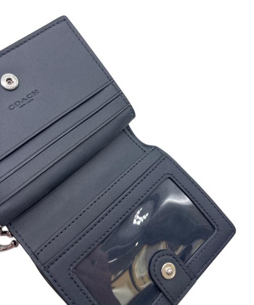 COACH（コーチ）COACH (コーチ) 2つ折り財布 ブルーの古着・服飾アイテム