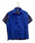 POST IMPERIAL（ポスト インペリアル）の古着「Ijebu S/S Combo Shirt PI」｜ネイビー
