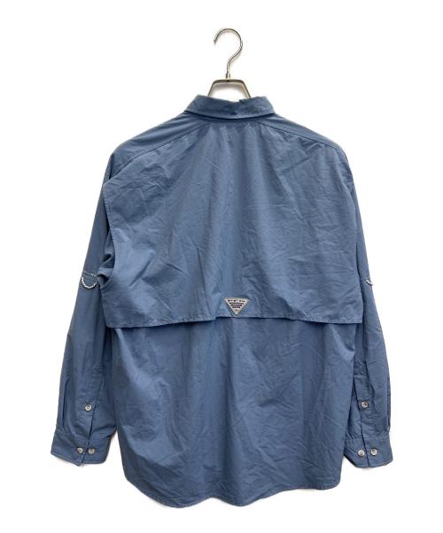 Columbia（コロンビア）Columbia (コロンビア) PFG シャツ ブルー サイズ:Mの古着・服飾アイテム