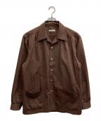 garohガロウ）の古着「jacket07 コットンサテンチョアジャケット/26SS」｜ブラウン