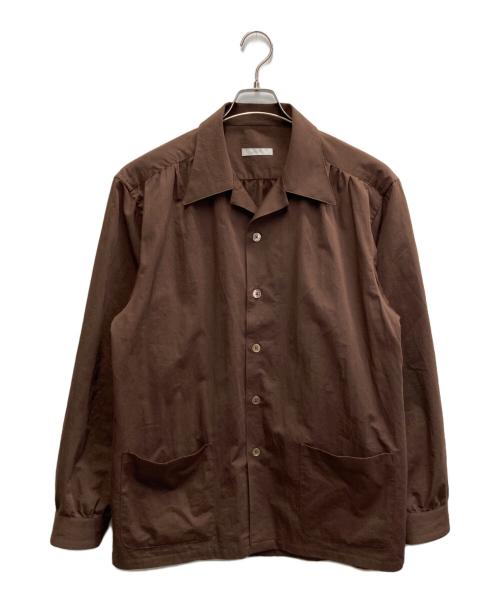 garoh（ガロウ）garoh (ガロウ) jacket07 コットンサテンチョアジャケット/26SS ブラウン サイズ:XLの古着・服飾アイテム