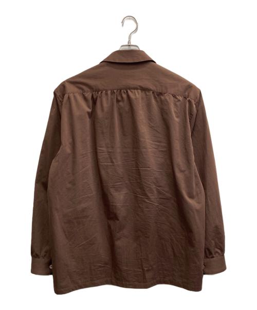 garoh（ガロウ）garoh (ガロウ) jacket07 コットンサテンチョアジャケット/26SS ブラウン サイズ:XLの古着・服飾アイテム