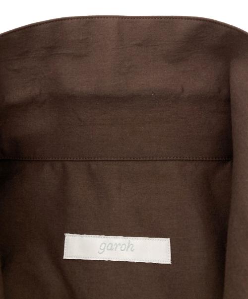 garoh（ガロウ）garoh (ガロウ) jacket07 コットンサテンチョアジャケット/26SS ブラウン サイズ:XLの古着・服飾アイテム