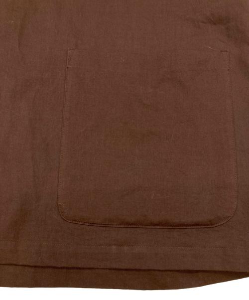 garoh（ガロウ）garoh (ガロウ) jacket07 コットンサテンチョアジャケット/26SS ブラウン サイズ:XLの古着・服飾アイテム
