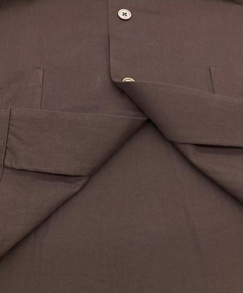 garoh（ガロウ）garoh (ガロウ) jacket07 コットンサテンチョアジャケット/26SS ブラウン サイズ:XLの古着・服飾アイテム