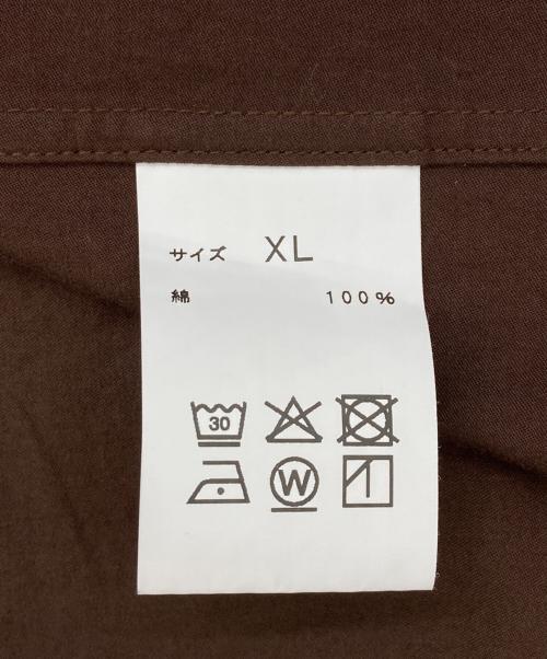 garoh（ガロウ）garoh (ガロウ) jacket07 コットンサテンチョアジャケット/26SS ブラウン サイズ:XLの古着・服飾アイテム