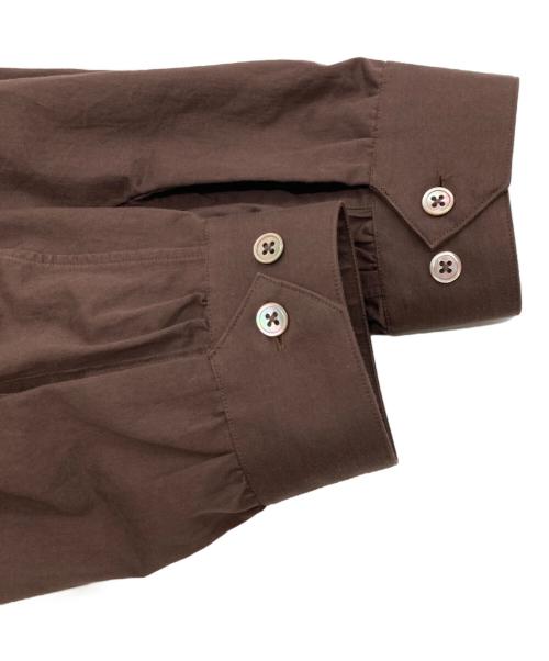 garoh（ガロウ）garoh (ガロウ) jacket07 コットンサテンチョアジャケット/26SS ブラウン サイズ:XLの古着・服飾アイテム