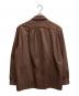garoh (ガロウ) jacket07 コットンサテンチョアジャケット/26SS ブラウン サイズ:XL：16000円