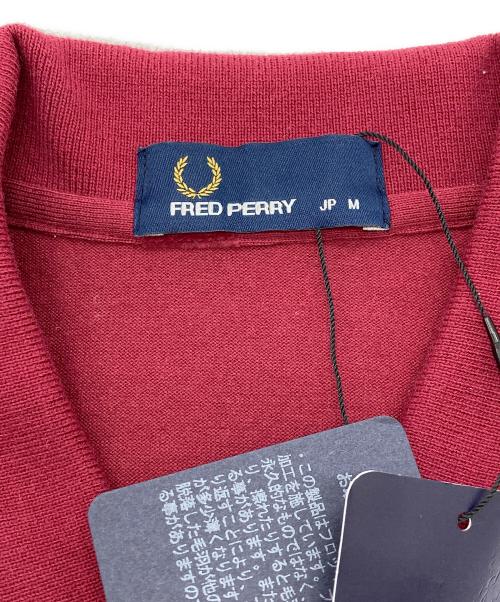 FRED PERRY（フレッドペリー）FRED PERRY (フレッドペリー) FLOCKY DOT POLO SHIRT ボルドー サイズ:M 未使用品の古着・服飾アイテム