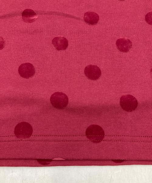 FRED PERRY（フレッドペリー）FRED PERRY (フレッドペリー) FLOCKY DOT POLO SHIRT ボルドー サイズ:M 未使用品の古着・服飾アイテム