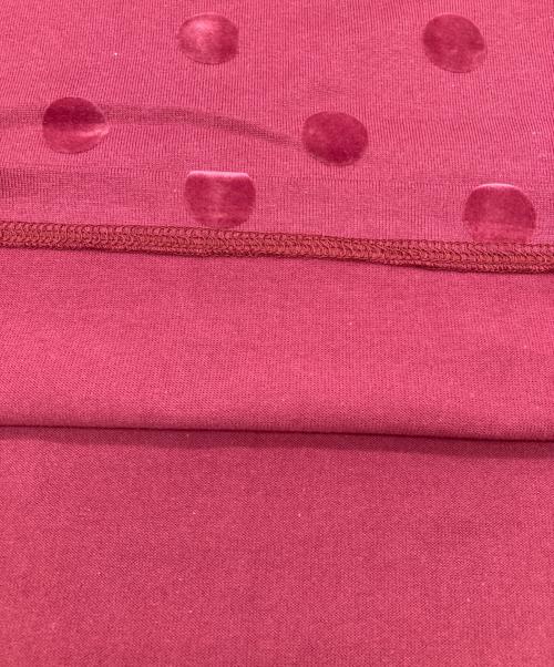 FRED PERRY（フレッドペリー）FRED PERRY (フレッドペリー) FLOCKY DOT POLO SHIRT ボルドー サイズ:M 未使用品の古着・服飾アイテム