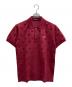 FRED PERRY（フレッドペリー）の古着「FLOCKY DOT POLO SHIRT」｜ボルドー