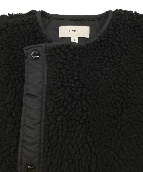 HYKE（ハイク）HYKE (ハイク) ボアコート ブラック サイズ:Sの古着・服飾アイテム