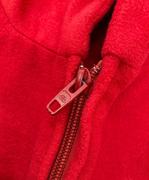 BALENCIAGA（バレンシアガ）BALENCIAGA (バレンシアガ) オーバーサイズフーテッドジップアップコート レッド サイズ:42の古着・服飾アイテム