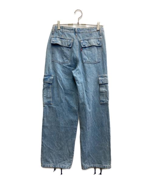 LEVI'S（リーバイス）LEVI'S (リーバイス) デニムカーゴパンツ スカイブルー サイズ:25の古着・服飾アイテム