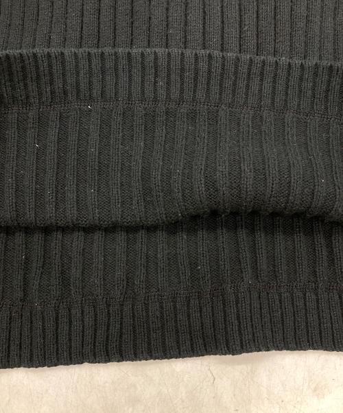 POLO JEANS（ポロジーンズ）POLO JEANS (ポロジーンズ) ワッペンリブニット ブラック サイズ:Mの古着・服飾アイテム