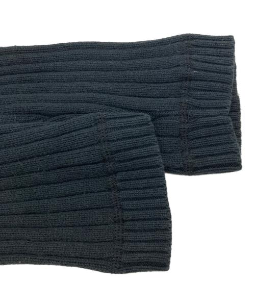 POLO JEANS（ポロジーンズ）POLO JEANS (ポロジーンズ) ワッペンリブニット ブラック サイズ:Mの古着・服飾アイテム