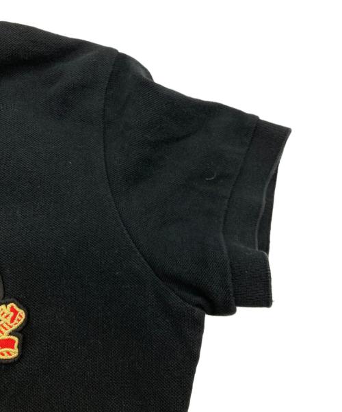 A BATHING APE（アベイシングエイプ）A BATHING APE (アベイシングエイプ) ワッペンポロシャツ ブラック サイズ:Sの古着・服飾アイテム