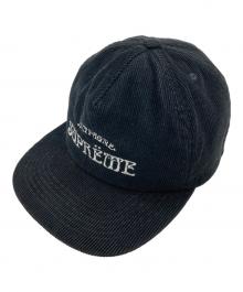 SUPREME（シュプリーム）の古着「24SS Champagne Corduroy 5-Panel Cap」｜ブラック
