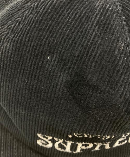 SUPREME（シュプリーム）Supreme (シュプリーム) 24SS Champagne Corduroy 5-Panel Cap ブラックの古着・服飾アイテム