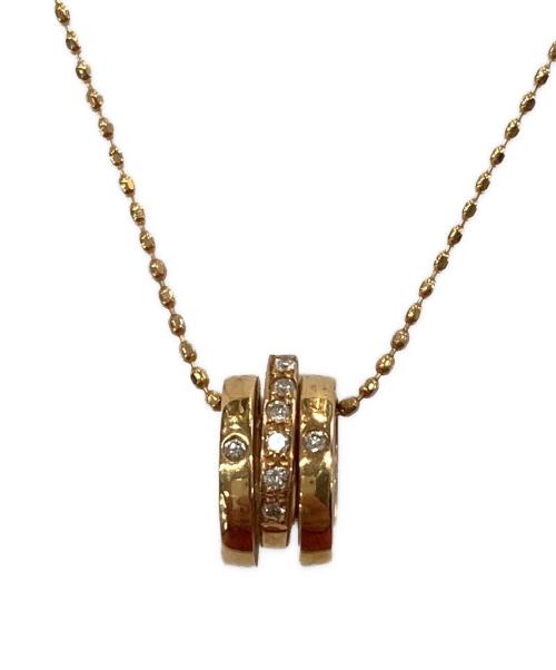 23区（ニジュウサンク）23区 (ニジュウサンク) 3連サークルダイヤネックレス/0.04ｶﾗｯﾄ/18Ｋ/2.8ｇの古着・服飾アイテム