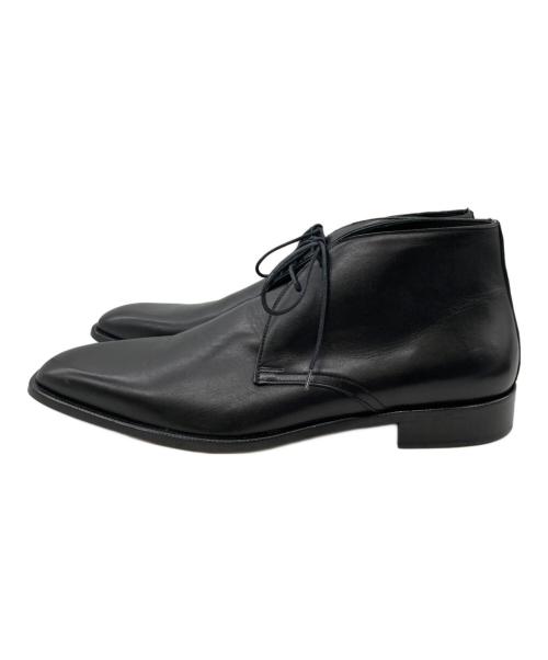 BARNEYS NEWYORK（バーニーズ・ニューヨーク）BARNEYS NEWYORK (バーニーズ・ニューヨーク) チャッカーブーツ ブラック サイズ:42　1/2の古着・服飾アイテム
