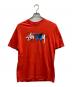 stussy（ステューシー）の古着「プリントTシャツ」｜レッド