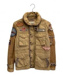 AVIREX（アヴィレックス）の古着「WAPPEN FIELD JACKET」｜ブラウン