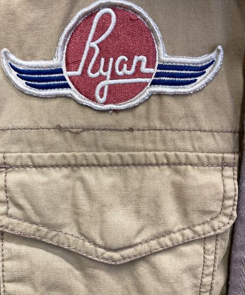 AVIREX（アヴィレックス）AVIREX (アヴィレックス) WAPPEN FIELD JACKET ブラウン サイズ:Mの古着・服飾アイテム