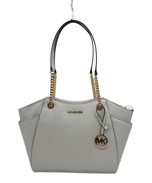 MICHAEL KORS（マイケル・コース）MICHAEL KORS (マイケル・コース) トートバッグ ホワイトの古着・服飾アイテム