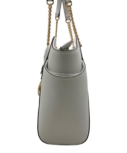 MICHAEL KORS（マイケル・コース）MICHAEL KORS (マイケル・コース) トートバッグ ホワイトの古着・服飾アイテム