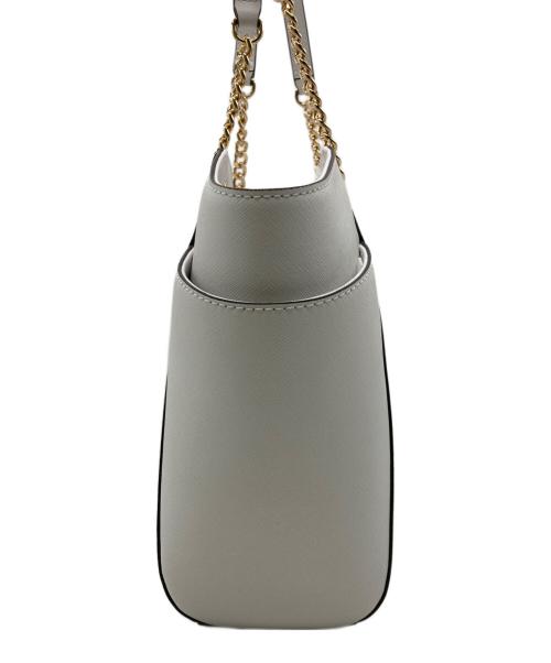 MICHAEL KORS（マイケル・コース）MICHAEL KORS (マイケル・コース) トートバッグ ホワイトの古着・服飾アイテム
