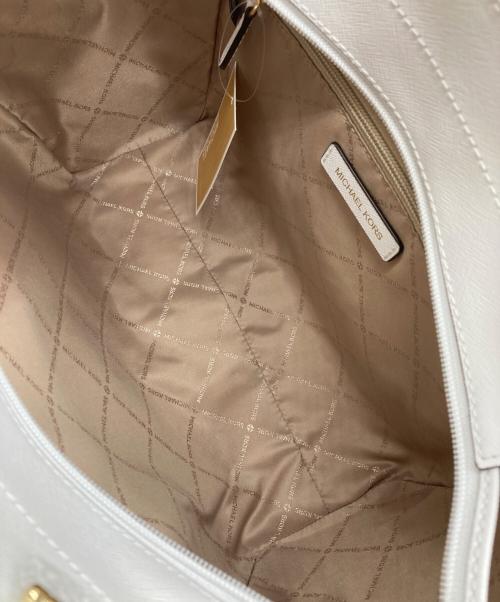 MICHAEL KORS（マイケル・コース）MICHAEL KORS (マイケル・コース) トートバッグ ホワイトの古着・服飾アイテム