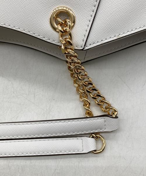 MICHAEL KORS（マイケル・コース）MICHAEL KORS (マイケル・コース) トートバッグ ホワイトの古着・服飾アイテム