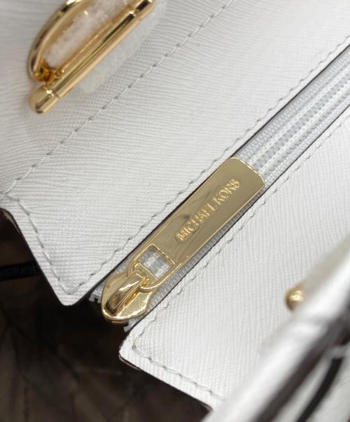 MICHAEL KORS（マイケル・コース）MICHAEL KORS (マイケル・コース) トートバッグ ホワイトの古着・服飾アイテム