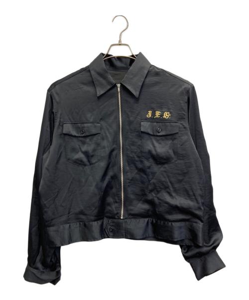 THRIFTY LOOK（スリフティールック）THRIFTY LOOK (スリフティールック) SOUVENIR SEABEES JACKET ブラック サイズ:Mの古着・服飾アイテム