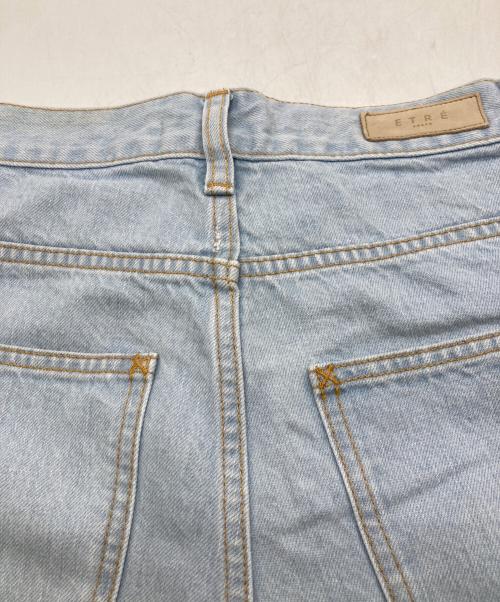 ETRE TOKYO（エトレトウキョウ）ETRE TOKYO (エトレトウキョウ) タックワイドデニムパンツ インディゴ サイズ:XSの古着・服飾アイテム