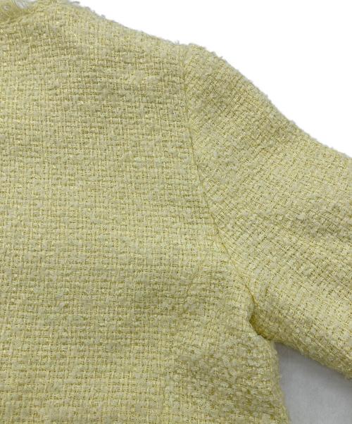 Snidel（スナイデル）Snidel (スナイデル) ツイードジャケット イエロー サイズ:1の古着・服飾アイテム