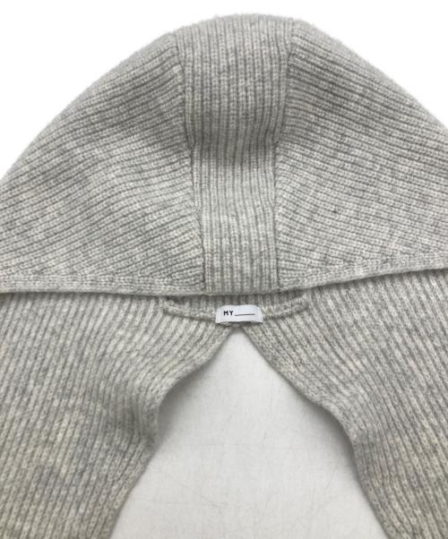 MY（マイ）MY (マイ) CASHMERE BLENDED BALACLAVA WITH SCARF ホワイト サイズ:FREEの古着・服飾アイテム