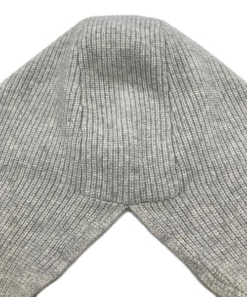 MY（マイ）MY (マイ) CASHMERE BLENDED BALACLAVA WITH SCARF ホワイト サイズ:FREEの古着・服飾アイテム