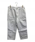 CarHarttカーハート）の古着「2024 NEW YEAR DOUBLE KNEE PANTペインターパンツ」｜スカイブルー