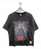EXAMPLEエグザンプル）の古着「WORK OF FICTION”SILENT NIGHT S/S TEE」｜グレー