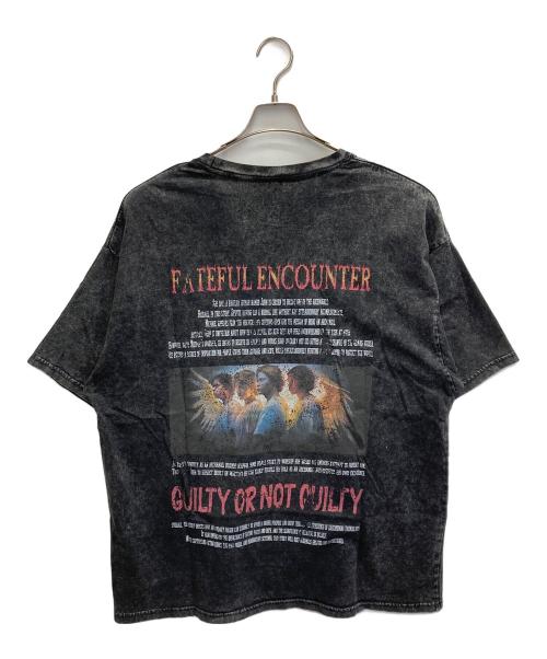 EXAMPLE（エグザンプル）EXAMPLE (エグザンプル) WORK OF FICTION”SILENT NIGHT S/S TEE グレー サイズ:XXLの古着・服飾アイテム
