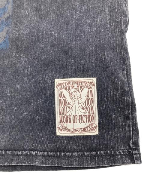 EXAMPLE（エグザンプル）EXAMPLE (エグザンプル) WORK OF FICTION”SILENT NIGHT S/S TEE グレー サイズ:XXLの古着・服飾アイテム