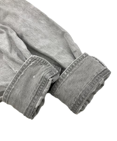 BEAMS（ビームス）BEAMS (ビームス) シャンブレー フードシャツ ライトグレー サイズ:XLの古着・服飾アイテム
