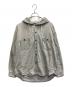 BEAMS（ビームス）の古着「シャンブレー フードシャツ」｜ライトグレー