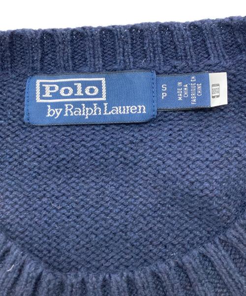 POLO RALPH LAUREN（ポロ・ラルフローレン）POLO RALPH LAUREN (ポロ・ラルフローレン) ポロベアニット ネイビー サイズ:Sの古着・服飾アイテム
