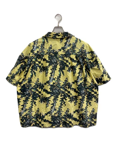 TIGHTBOOTH PRODUCTION（タイトブースプロダクション）TIGHTBOOTH PRODUCTION (タイトブースプロダクション) ACID ALOHA シャツ イエロー×ブラック サイズ:Lの古着・服飾アイテム