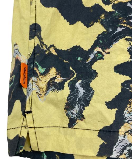 TIGHTBOOTH PRODUCTION（タイトブースプロダクション）TIGHTBOOTH PRODUCTION (タイトブースプロダクション) ACID ALOHA シャツ イエロー×ブラック サイズ:Lの古着・服飾アイテム