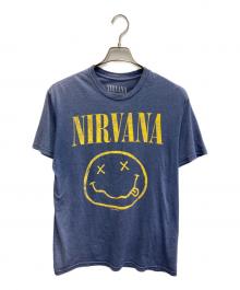 NIRVANA（ニルヴァーナ）の古着「バンドプリントTシャツ」｜ブルー